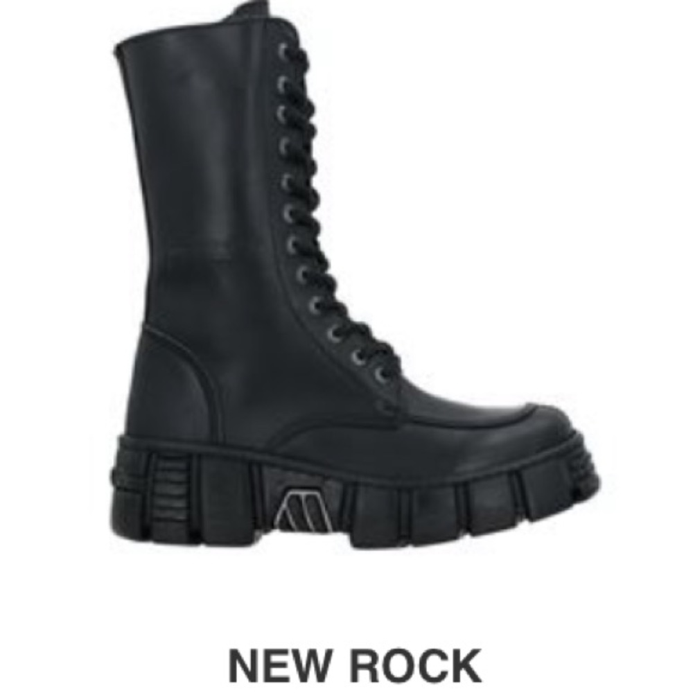 #newrock calf length boots size 40 (8.5-9 womens)